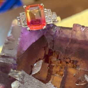 💐💐Bi color tourmaline ring 💐💐